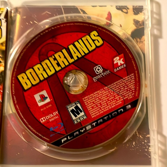 Borderlands PlayStation 3 PS3 Game disc, case and booklet EUC 2K games - Picture 3 of 9